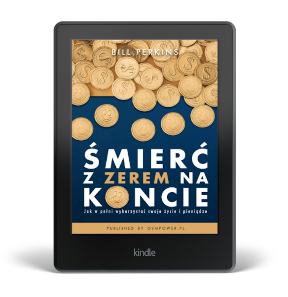 Czytnik e-booków z okładką książki Śmierć z zerem na koncie