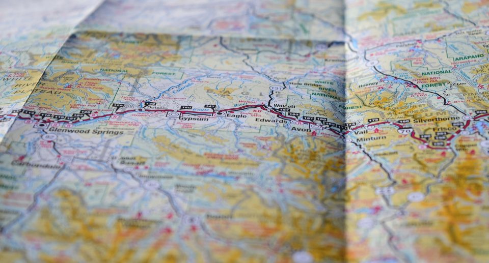 Mapa, ilustracja do tekstu Nie ma przed czym uciekać